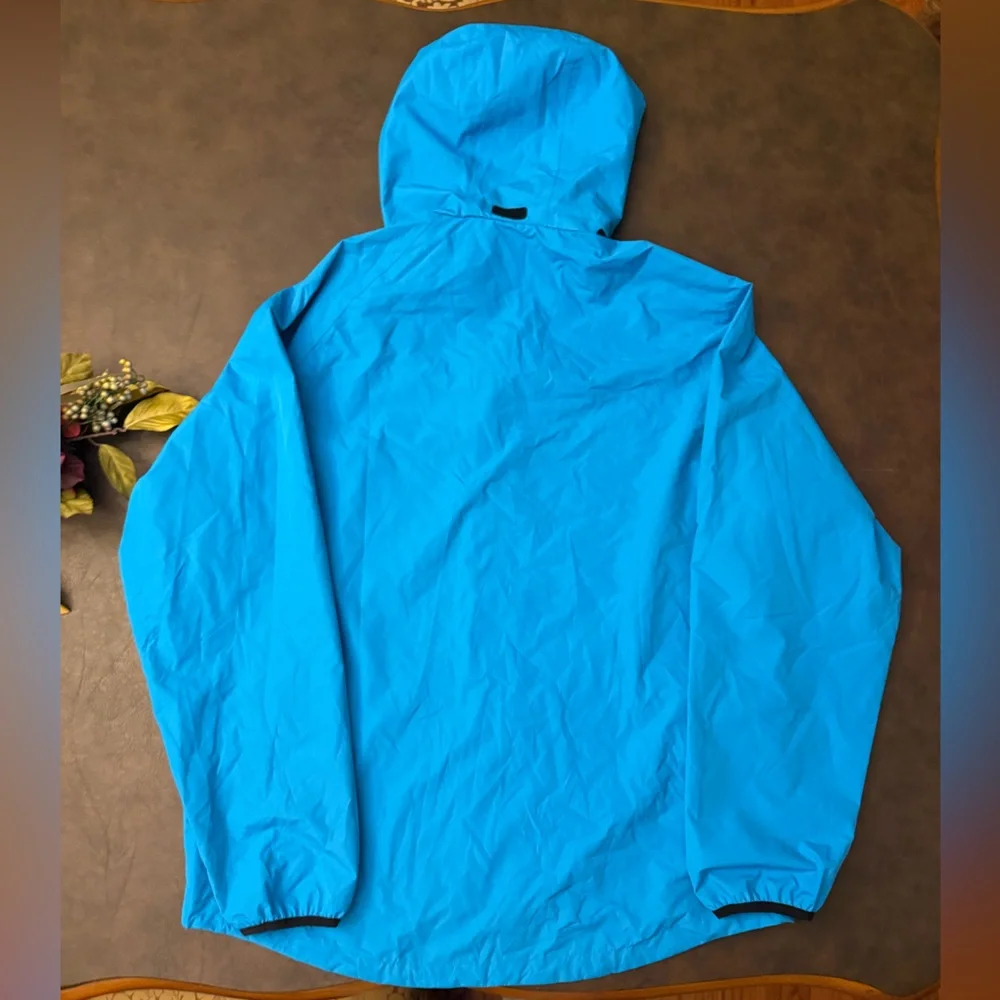 Ludington, Michigan State Park Blue Nylon Hooded Full Zip Jacket; Size XL - Picture 7 of 8